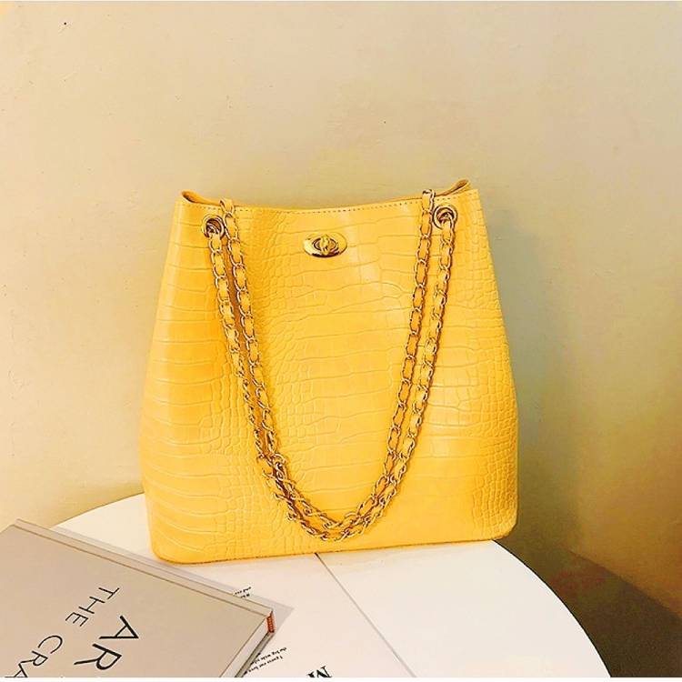 Women Yellow Shoulder Bag Price in India