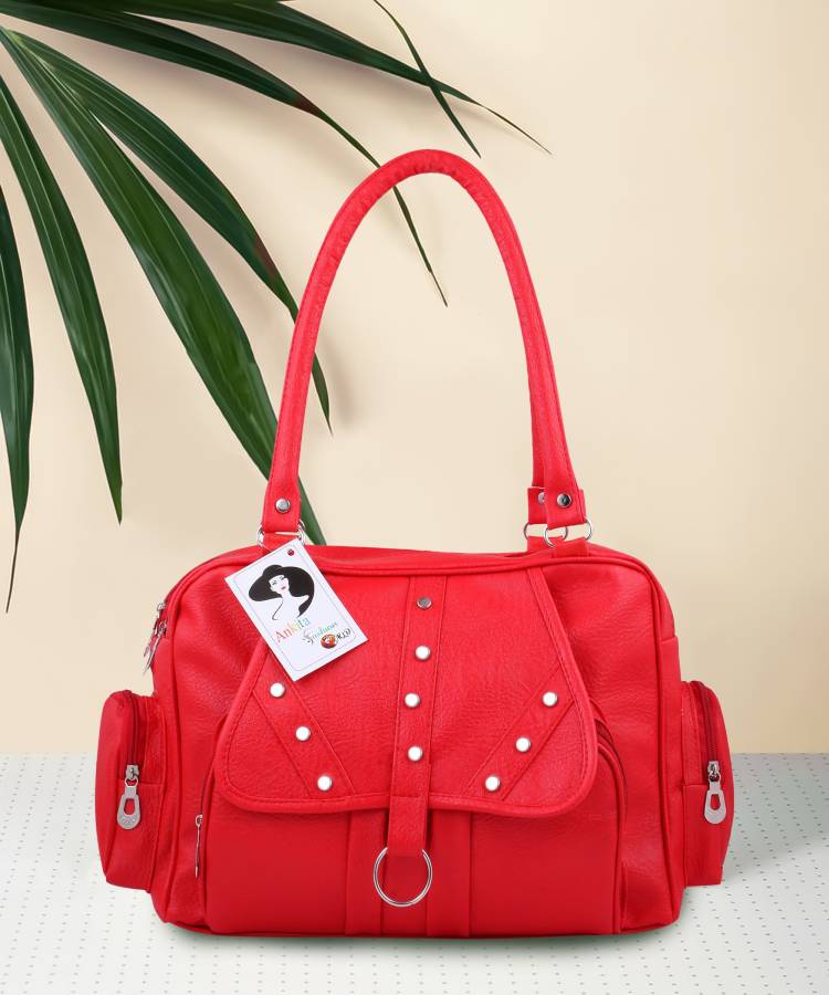 Women Red Hand-held Bag - Regular Size Price in India