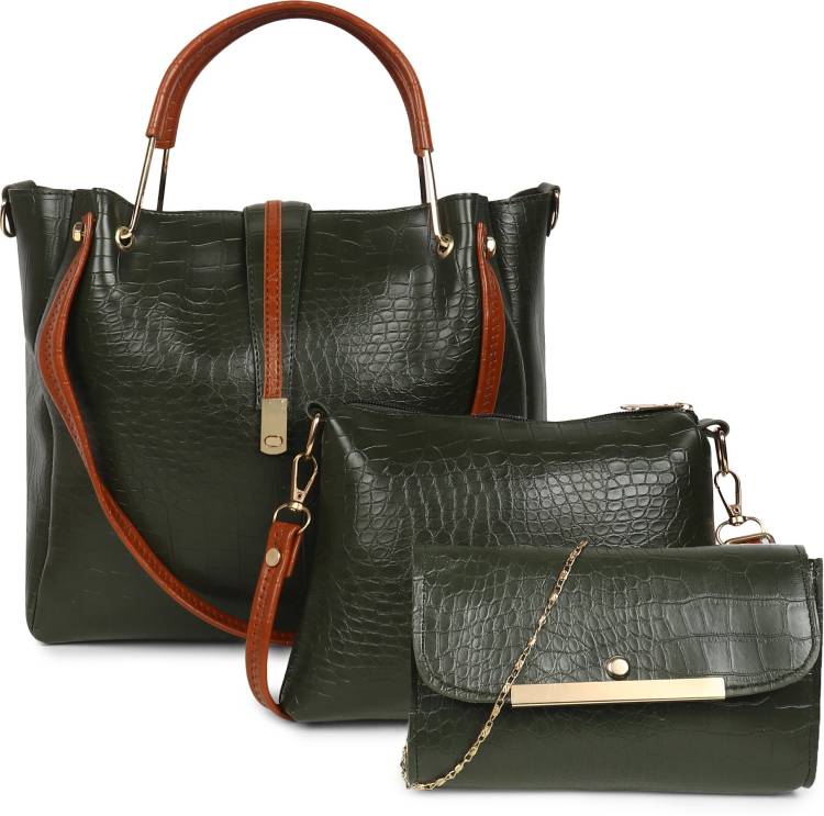 Women Green Shoulder Bag Price in India