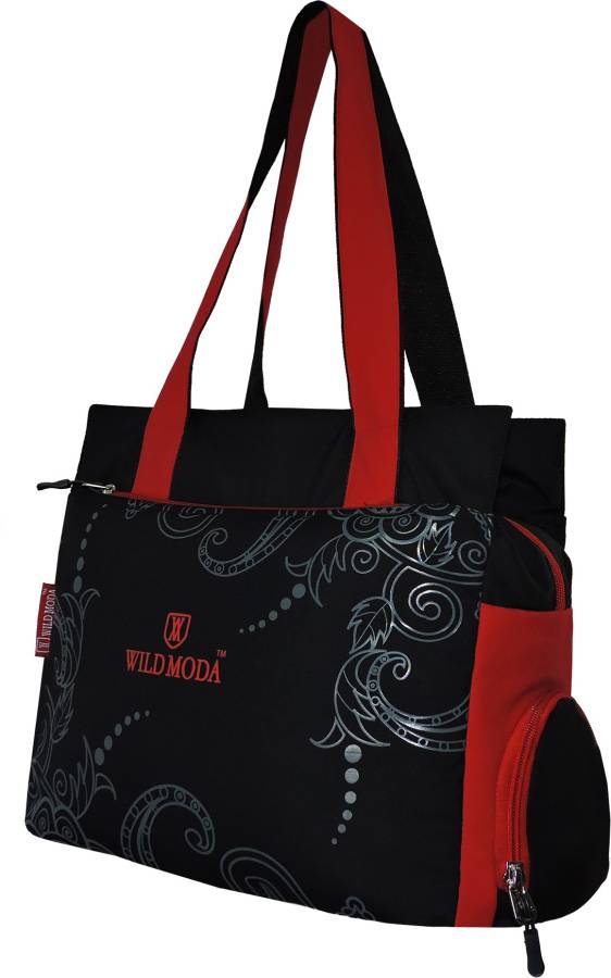 Women Black, Red Tote Price in India