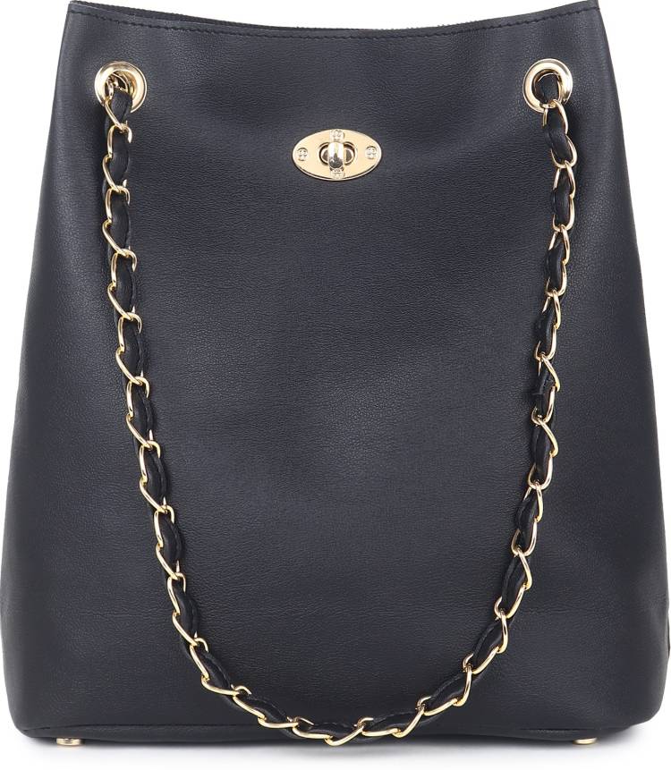 Women Black Shoulder Bag Price in India