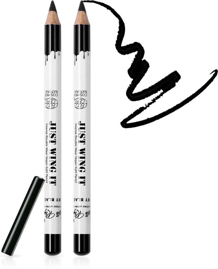 Earth Rhythm Just Wing It - Intense Double Wear Vegan Kohl Long Stay Pencil Kajal - 2.28gm Price in India