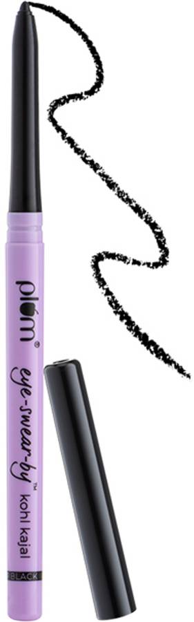 Plum Eye-Swear-By Kohl Kajal - Creamy Smooth,Smudge-Proof,Water-Proof Price in India