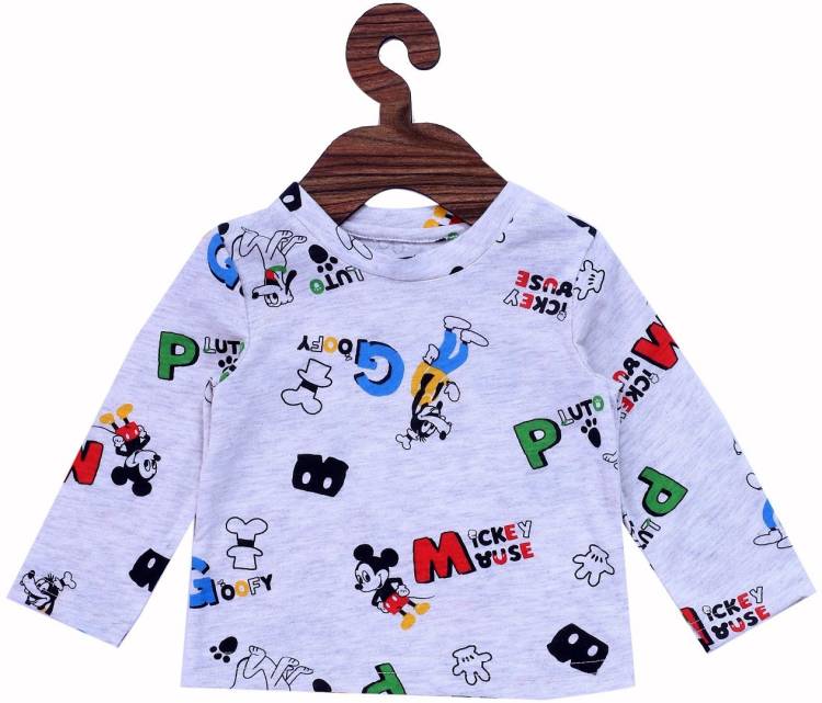 Baby Boys & Baby Girls Printed Pure Cotton T Shirt Price in India