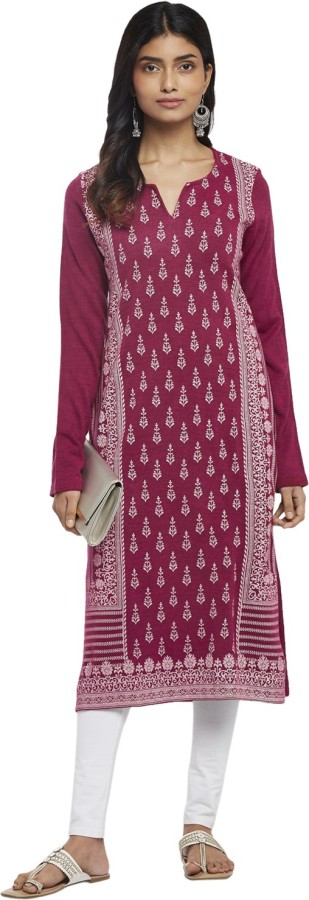 Buy Akkriti By Pantaloons Akkriti by Pantaloons Women's Cotton Kurti online  | Looksgud.in