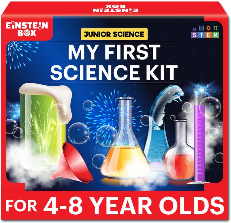 Einstein Box My First Science Kit for 4-8 Years Old | Chemistry Kit Set for 4-8 Year Olds I