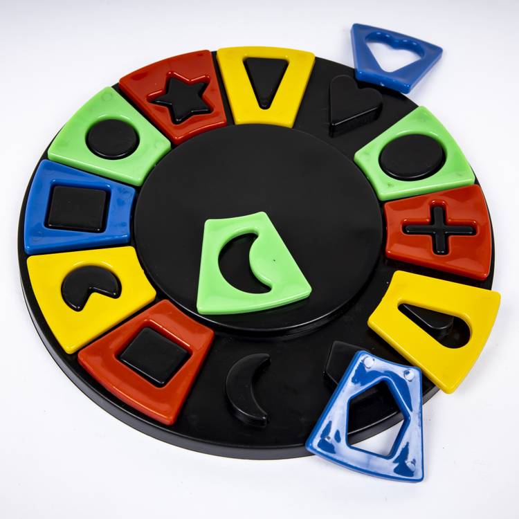 VrajVilla Circle Shape Jigsaw Puzzle Educational Early Learning Geometric Circle Puzzle