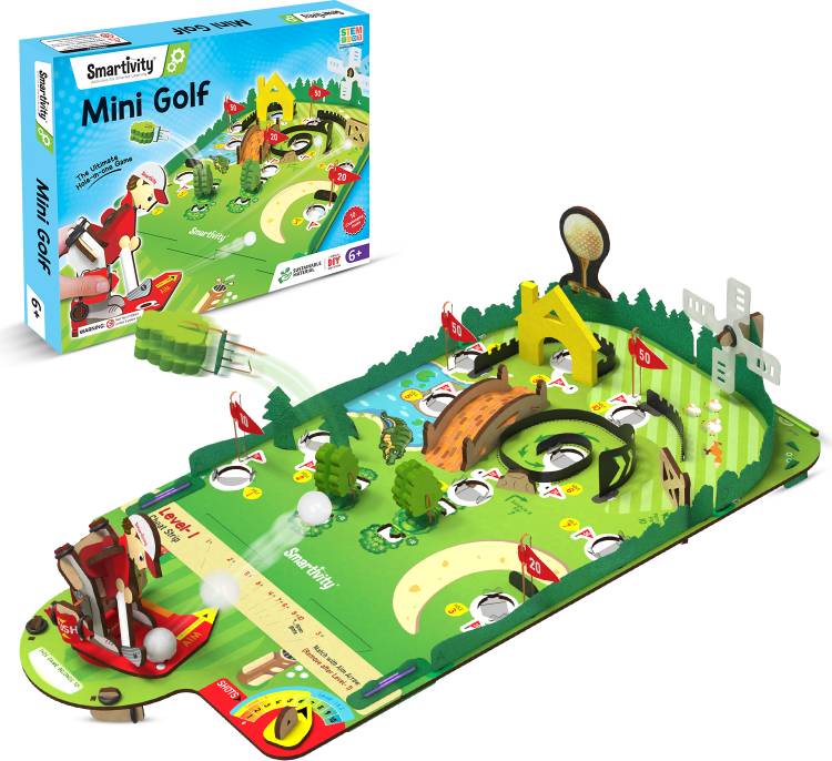 Smartivity Mini Golf Tabletop Game for Kids 6-12 Years Old