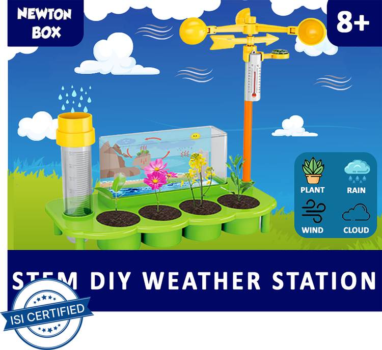 Little Olive Newton Box Weather Station experiment kit |Toys for boys and girls aged 8+ years