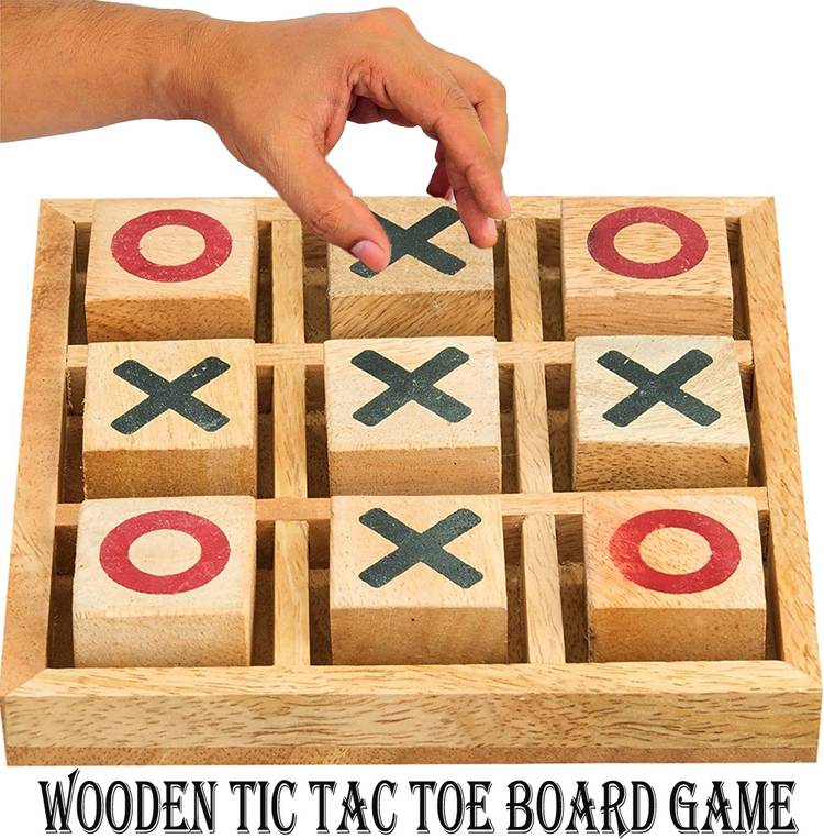 FORSIKHA Learning toy Tic Tac Toe Toy Game Zero and Cross Game Educational Board Games