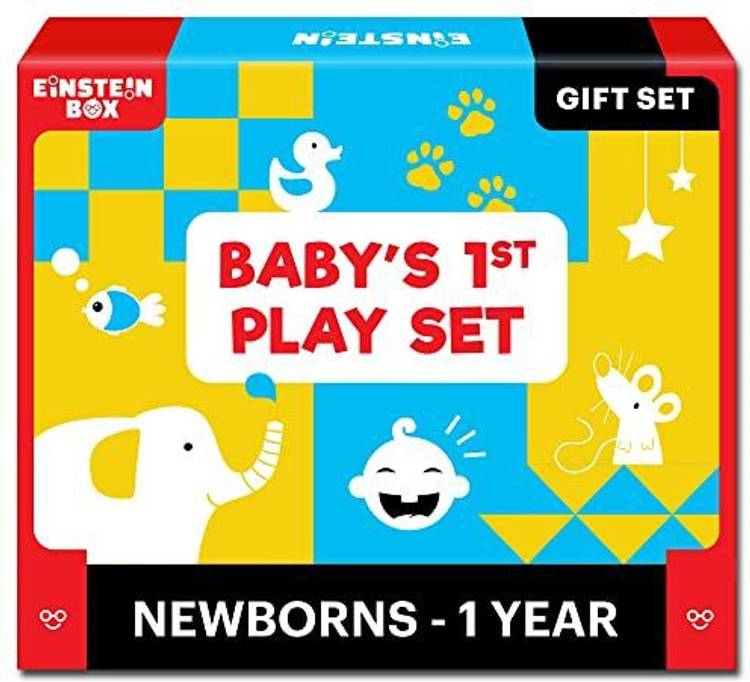 Einstein Box Gift Set for Babies, Newborns and Infants of Age 1-3-6-9-12 Months