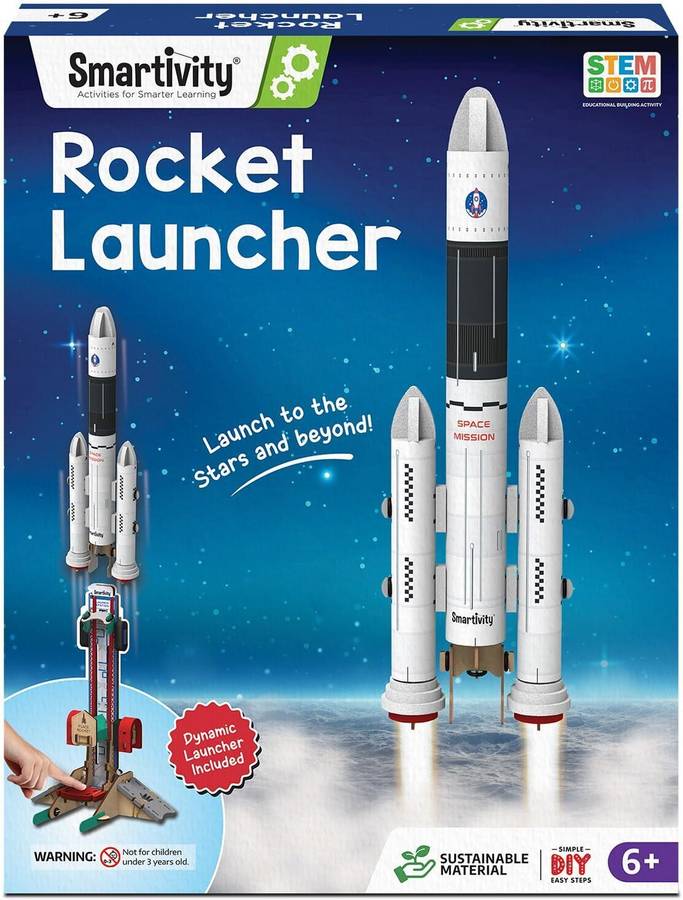 Smartivity Rocket Launcher Kit for Kids 6-8-10-12-14 Years Old Boys & Girls