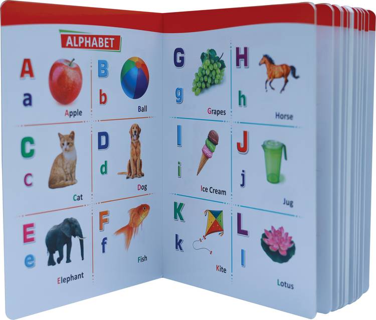 gurukanth My First Board Book All In One English-Hindi Learning Book For Kids | Waterproof