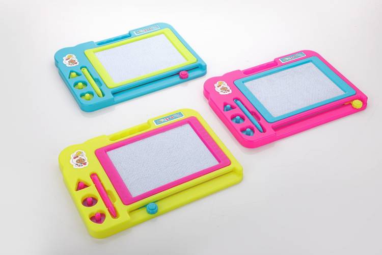 Aditi Toys Plastic Magnetic Slate,Write & Erase Doodle Pad With Shape For Kids,BIS Approved
