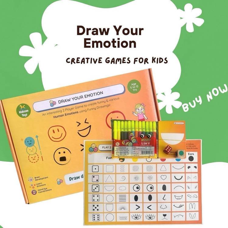 Kidszentoys Learning Materials, Draw, Social Emotional Learning Toys