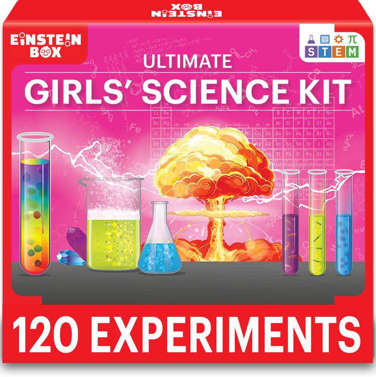 Einstein Box Ultimate Girls' Science Kit for Girls 6-8-10-12 Years Old | Birthday Gift Ideas