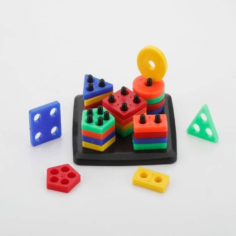 Sukan Tex Education Puzzle Game Geometric Shape Sorter Toy for Kids