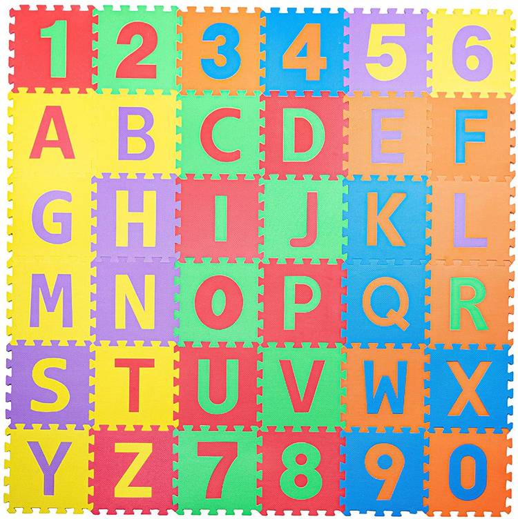 GAMLOID Hot Sale Mat Puzzle ABC Alphabet Study Kids Letters Floor Play Education Toys