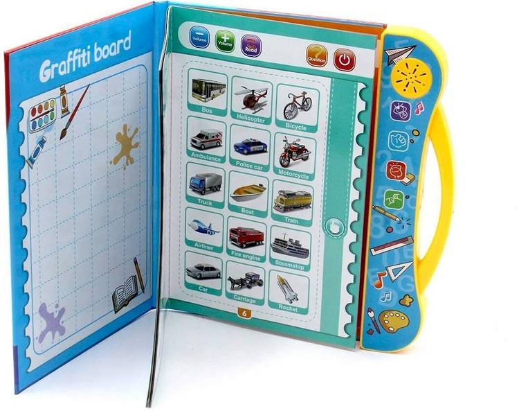 Sitrus Intelligence E-Book for Kids - Learning Book with Sound (Multicolor)