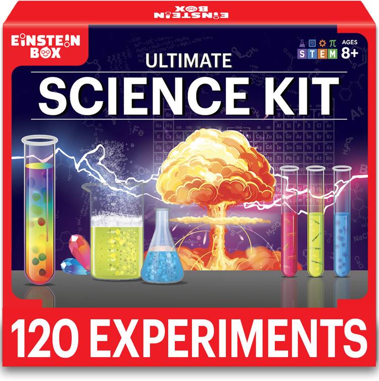 Einstein Box Science Experiment Kit | Chemistry Kit Toys for Boys and Girls Aged 6-12 Years