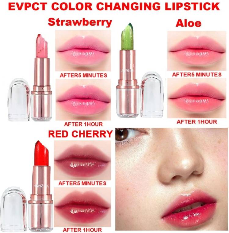 EVERERIN Change Matte Lipstick quality Classic Color Change Matte gel Lipstick Price in India