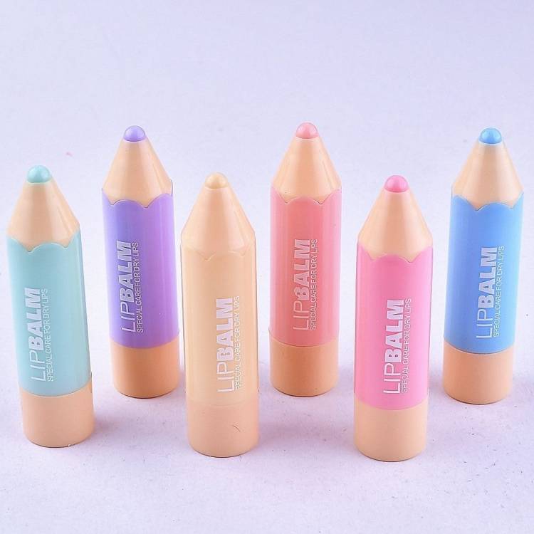 LILLYAMOR PENCIL SHAPE LIP BALM PACK OF 6 FRUITY Price in India