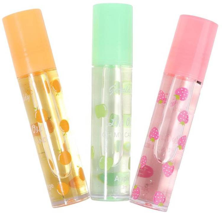 FELICECHIARA 3PC Pink Magic Lipgloss oil for men and women Mix fruit Price in India