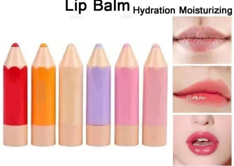 LILLYAMOR SUPER LIP BALM FOR SMOOTH AND DRY LIPS FRUITS PACK OF 6 Price in India