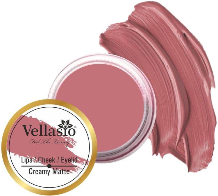 vellasio Lip And Cheek Tint - Tinted Lip Balm For Girls - Lip Tint Cheek Blush For Women Total Brown Price in India
