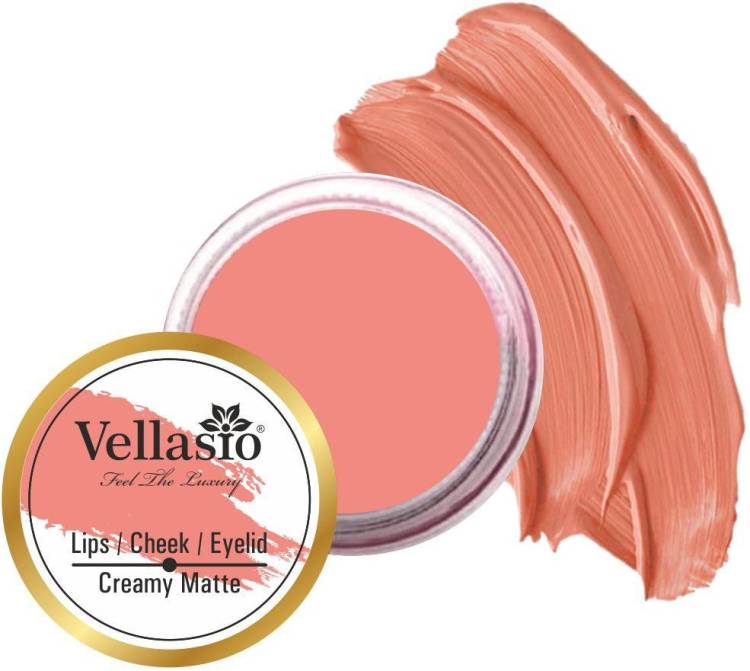 vellasio Lip And Cheek Tint - Tinted Lip Balm For Girls - Lip Tint Cheek Blush For Women Peach Price in India