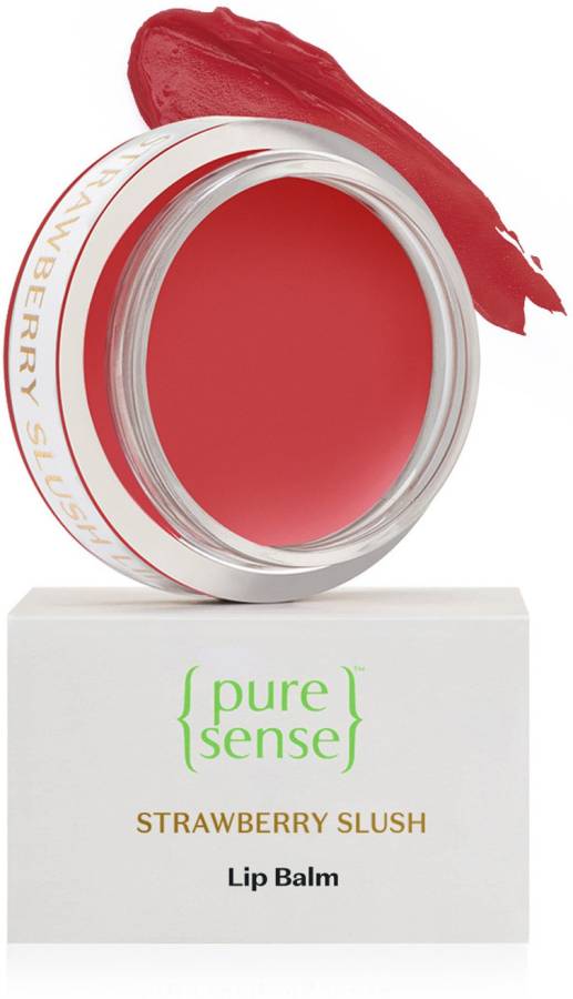 PureSense Lip Balm for Dry, Chapped & Pigmented Lips with Vitamin A & E Strawberry Slush Price in India