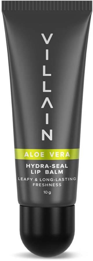 VILLAIN Hydra-Seal Lip Balm for Men | Lip Care to Dry, Chapped, Dark and Smoky Lips (Aloe Vera) Price in India