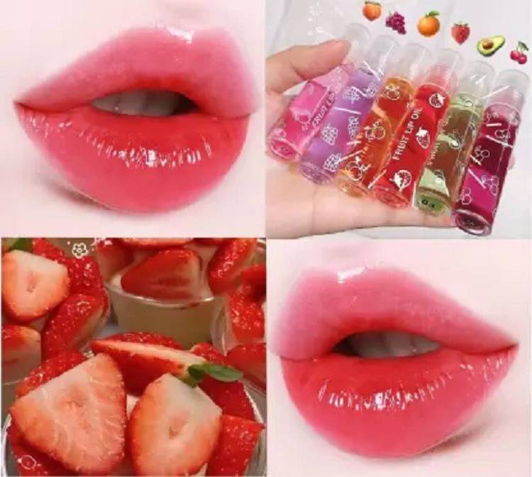 BLUEMERMAID Color Changing Liquid Lipsticks Transparent Peach Lip Oil fruity Price in India
