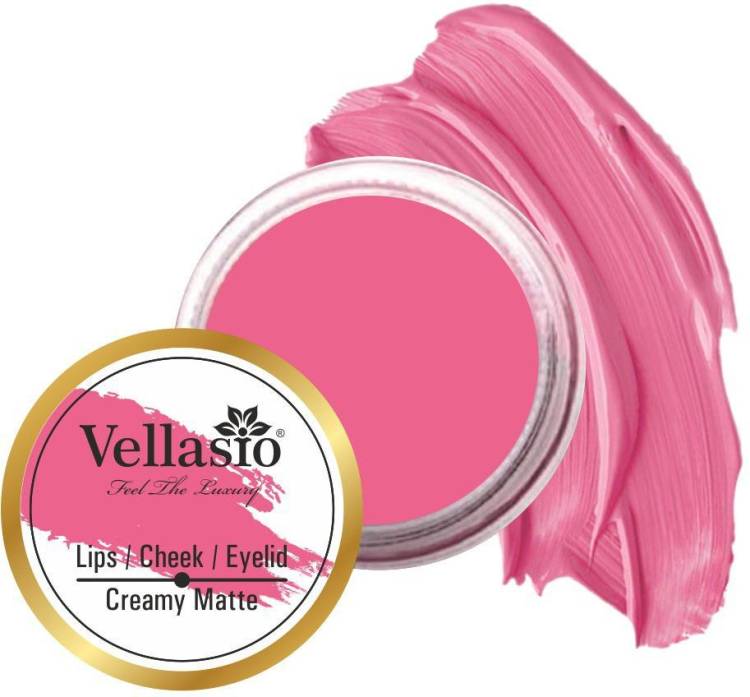 vellasio Herbal Baby Pink Lip And Cheek Tint - Tinted Lip Balm For Girls - Lip Stain Price in India