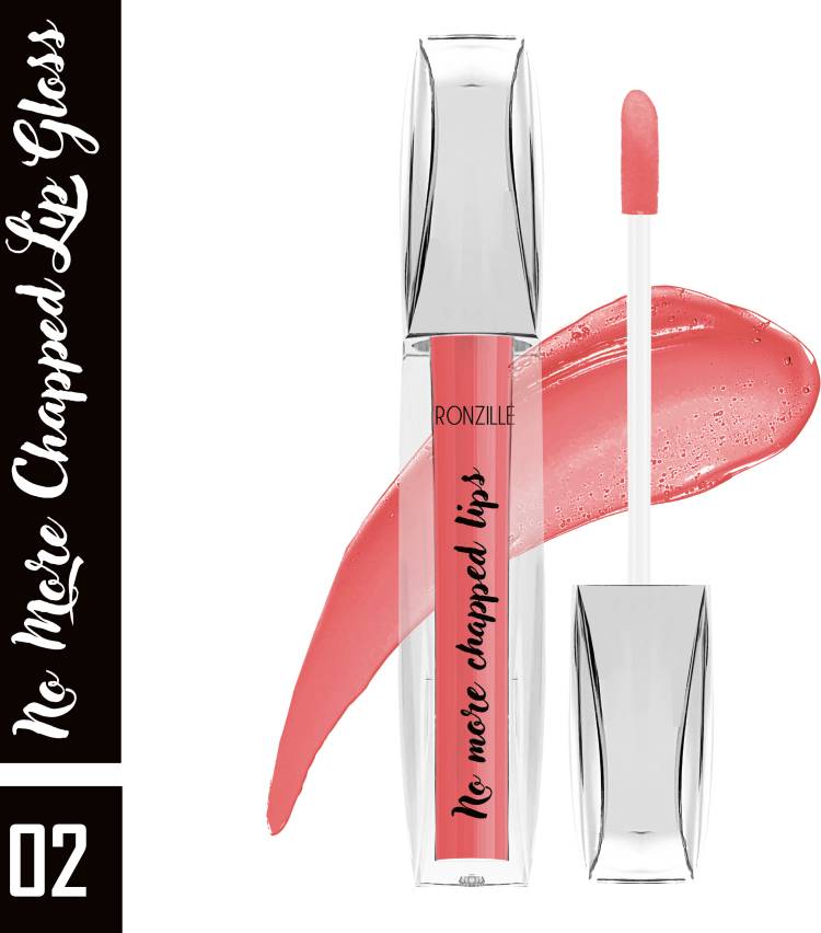 RONZILLE No More Chapped Lips Gloss Moisturize Lip Fancy Colored Lip Gloss Price in India