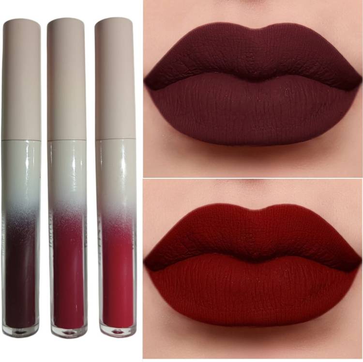 Facejewel 3 Waterproof Long-Lasting Matte Lipgloss Price in India