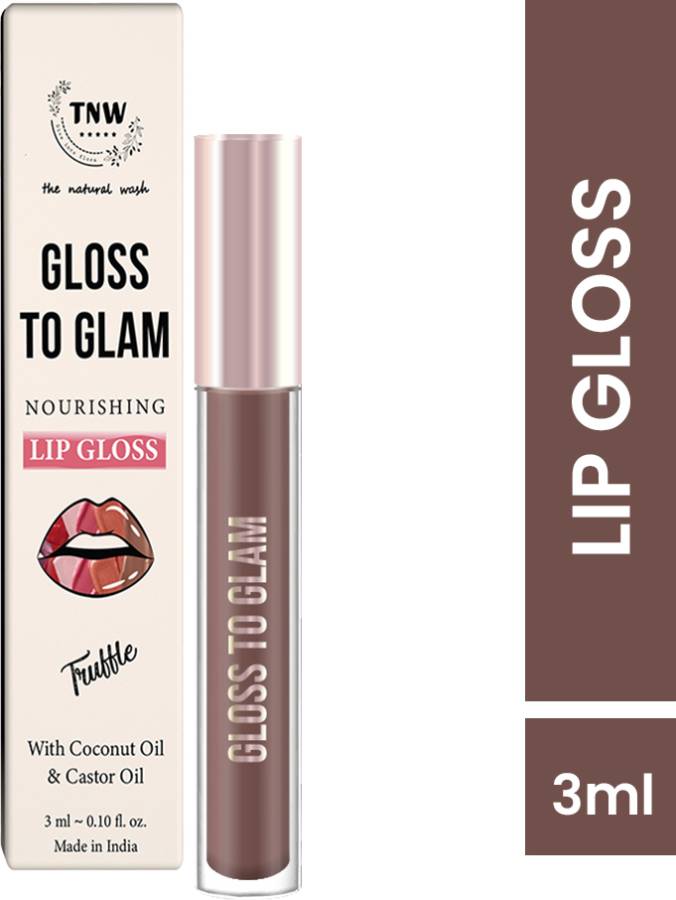 TNW - The Natural Wash Gloss To Glam Nourishing Lip Gloss | Brown Price in India