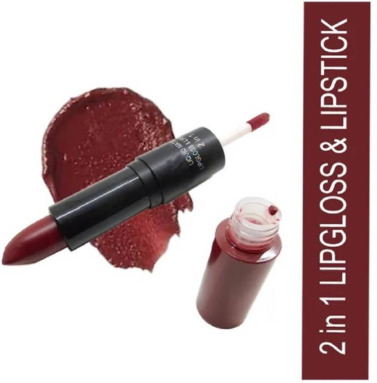 Facejewel 2in1 Matte Lipgloss & Lipstick (6+3.8gm) Price in India