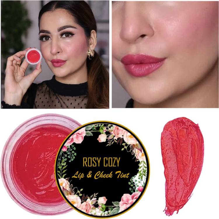 faiza khan ROSY COZY LIP AND CHEEK TINT (BOLD PINK) 100% ORGANIC|PURE|NATURAL INGREDIENTS Price in India
