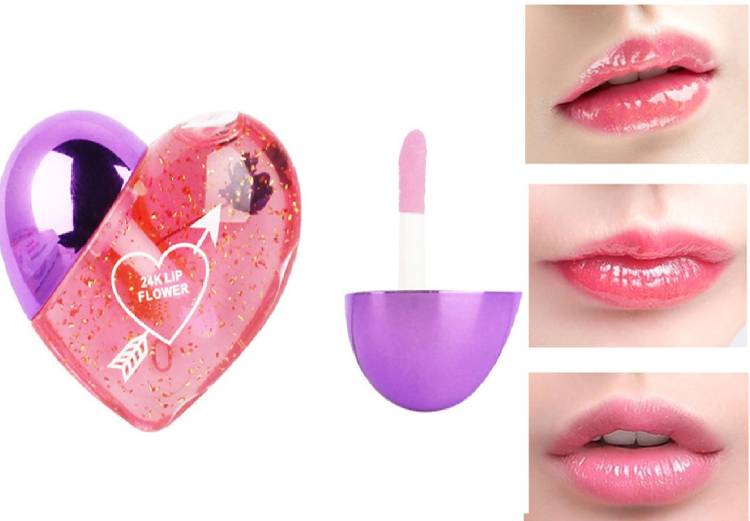 KAIASHA SHINNY GLOSSY COLOR CHANGING LIP OIL PINK COLOR WATERPROOF Price in India