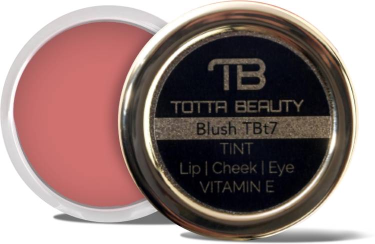 Totta Beauty Lip, Cheek, Eye Tint | Vitamin E |Multiflavored |Vegan & Cruelty-Free (Blush) Price in India