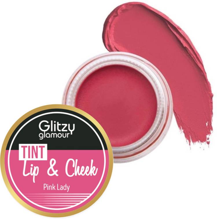 GLITZY GLAMOUR Baby pink moisturizing organic lip tint and cheek blush for women Price in India