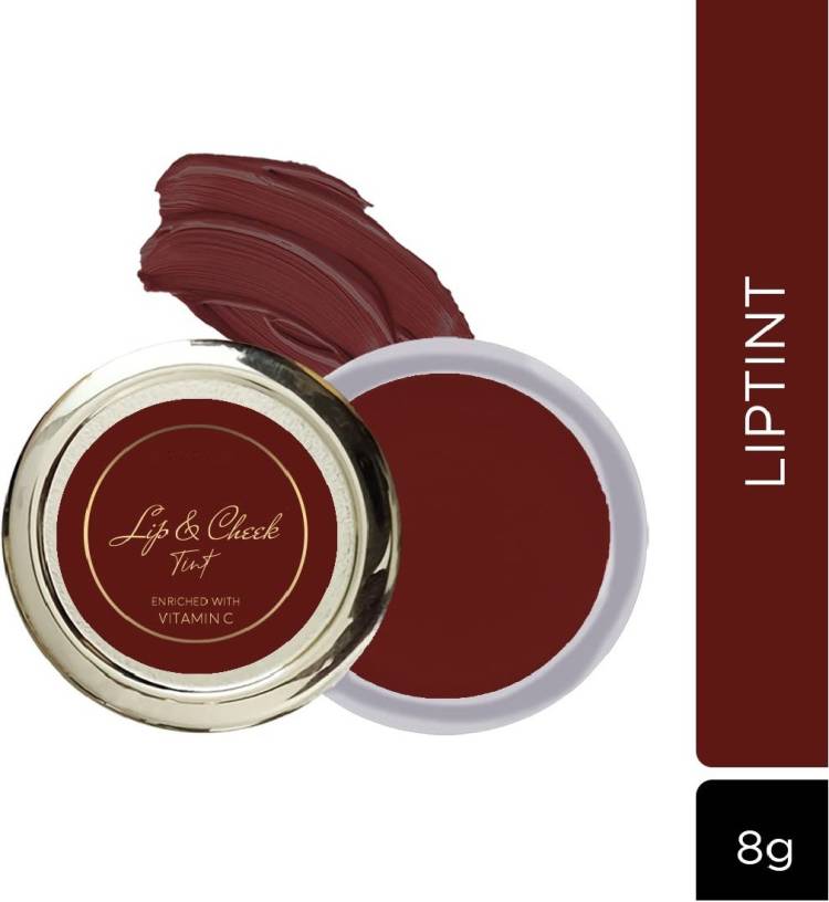 THTC Maroon Lips & Cheek Tint With Enriched With Vitamin C Soft Natural Glow Price in India