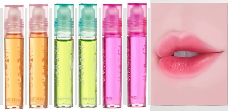 JANOST Roller Lip Oil Makeup Pink Lip Gloss Color Changing Price in India