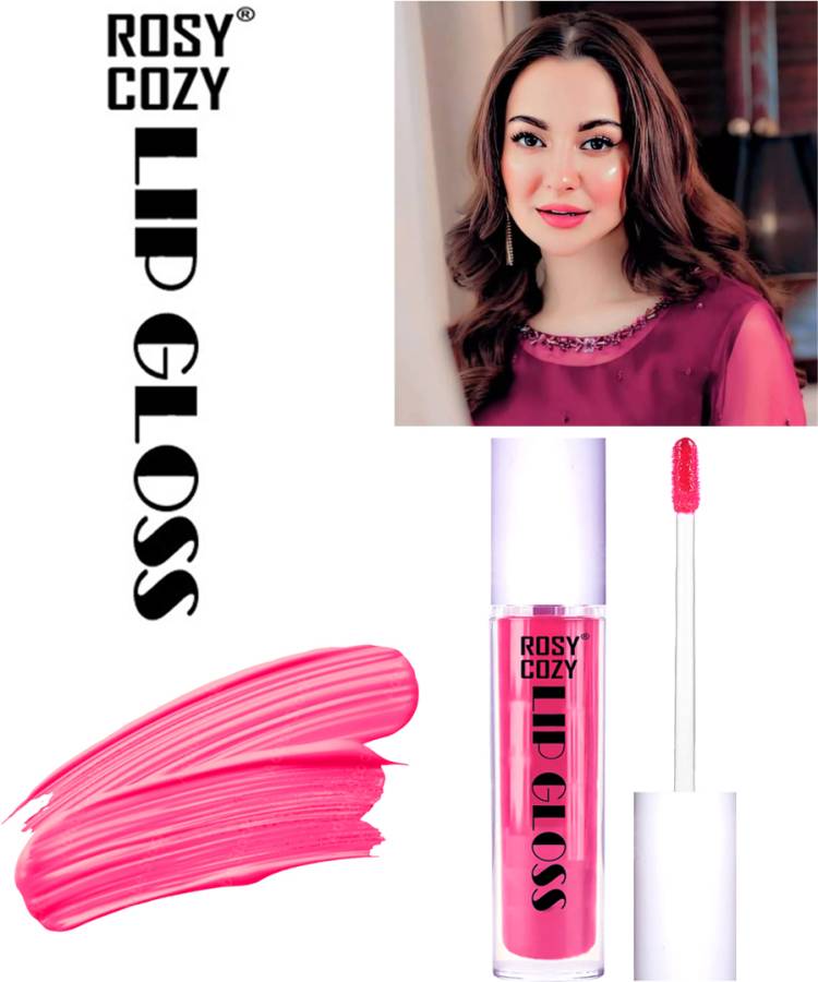 faiza khan ROSY COZY Lip Gloss Clear Lightweight LongLasting NonSticky hydrating Price in India
