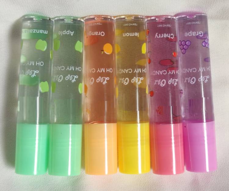 JANOST Cute Lips For 6 Colors Roll-on Lip Gloss Fruit Price in India