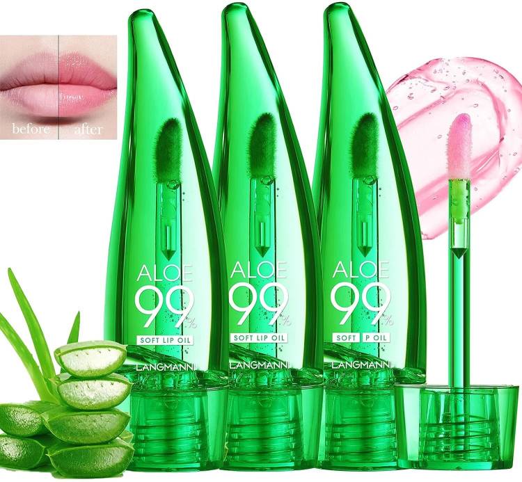 adbeni Aloe Vera Waterproof ,Long Lasting Color Changing Lip Gloss Pack Of 3 Price in India
