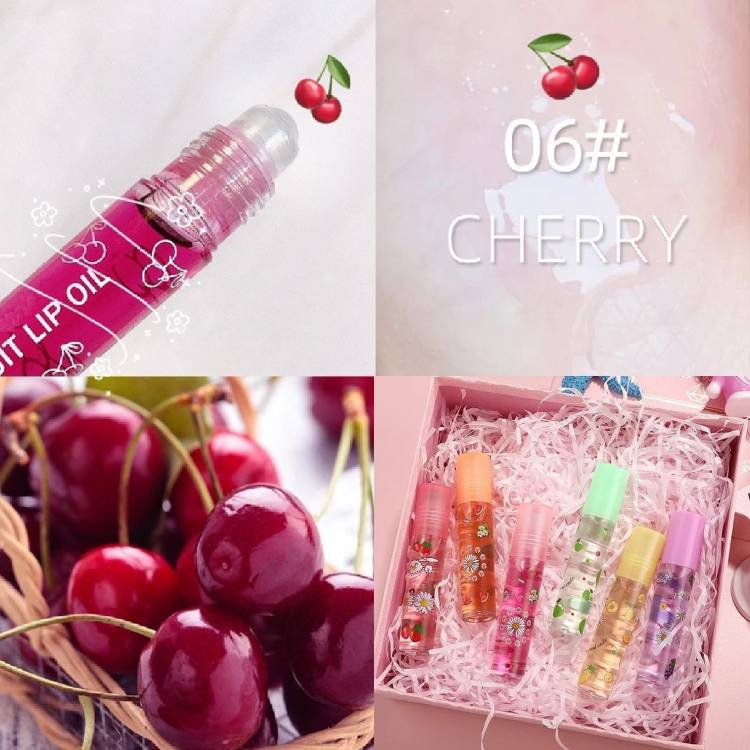 Herrlich Strawberry Cute Flowers Lip balm Colorless Liquid Lip Gloss For Women Lips Price in India