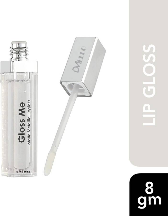 DMELLO Supreme Shine Lip Gloss For Women & Girls ,Hydrating, Transparent 6ml Price in India