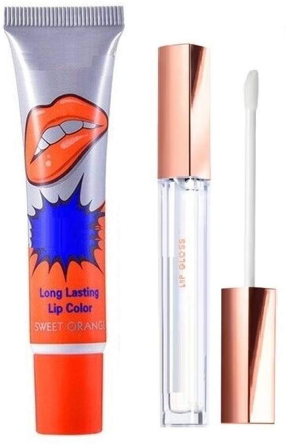 YAWI Transparent Lip gloss And Orange Lip Mask Price in India